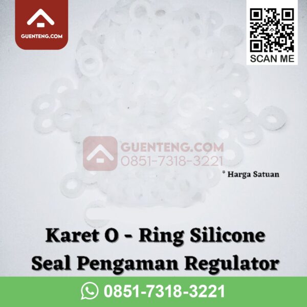 (500pcs) karet o ring seal silicone sil silikon pengaman regulator gas lpg 3 kg dan 12 kg