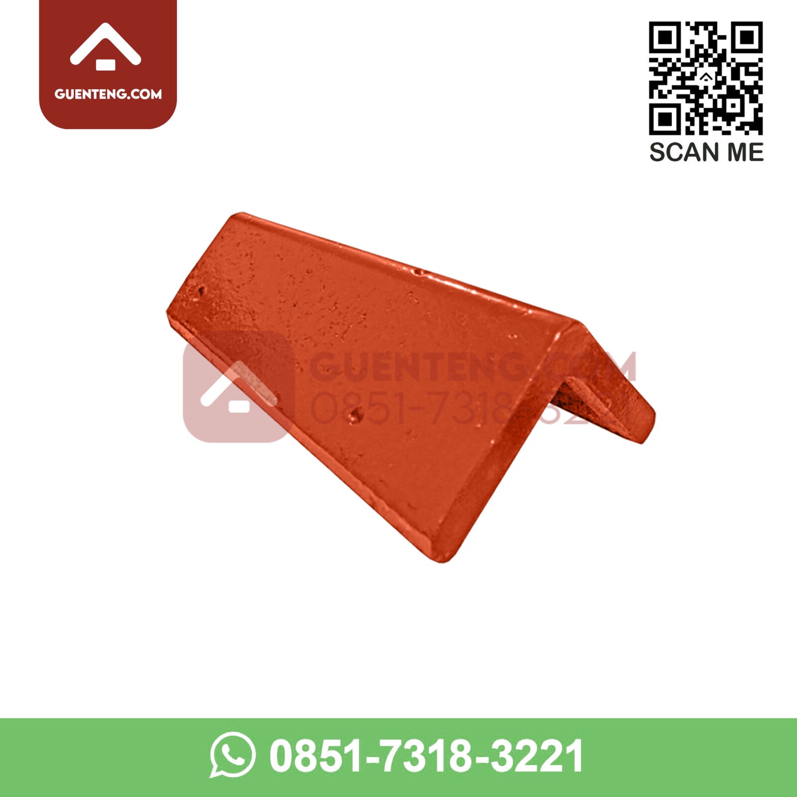 Aksesoris Genteng Beton Cisangkan Flat Classic Polos Nok Samping Lisplang Kiri Kanan Warna Terracotta Aksesoris Genteng Beton Cisangkan Flat Classic Polos Nok Samping Lisplang Kiri Kanan Warna Terracotta