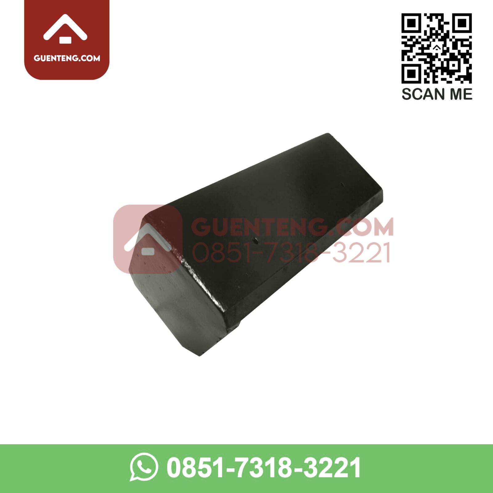 Aksesoris Genteng Beton Cisangkan Flat Dual Slate Nok Starter Siku Warna Abu-Abu Aksesoris Genteng Beton Cisangkan Flat Dual Slate Nok Starter Siku Warna Abu Abu
