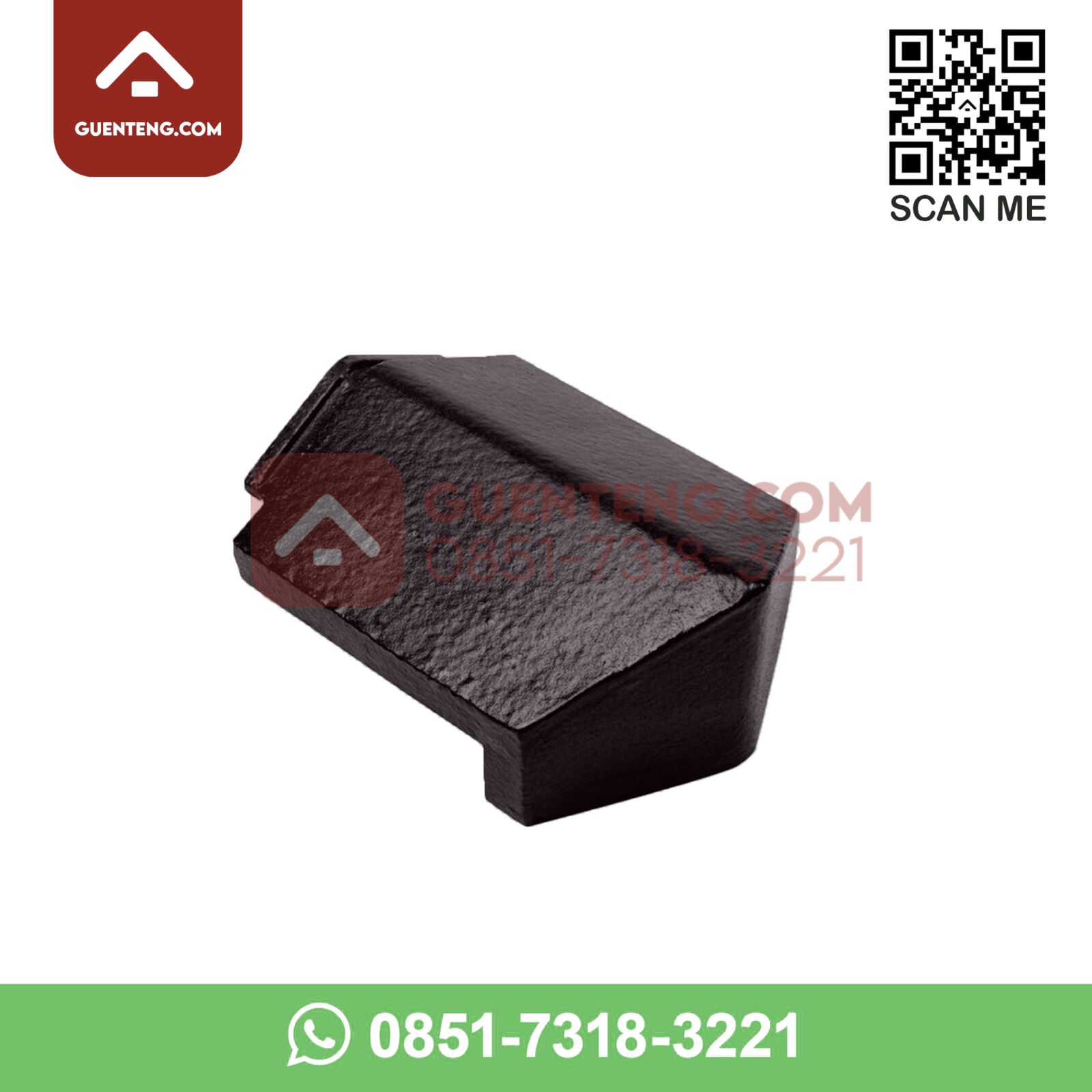 Aksesoris Genteng Beton Monier Exel Starter Ujung Jurai Warna Midnight Black Aksesoris Genteng Beton Monier Exel Starter Ujung Jurai Warna Midnight Black Guenteng Com