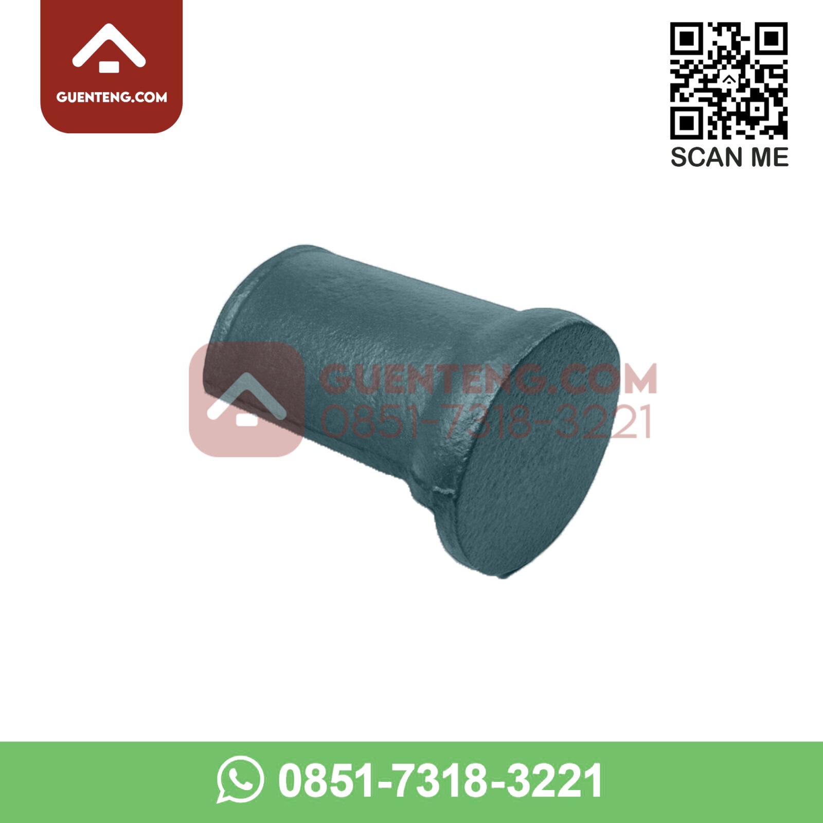 Aksesoris Genteng Beton Mutiara Garuda Nok Tutup Ujung Atas Warna Hijau Muda