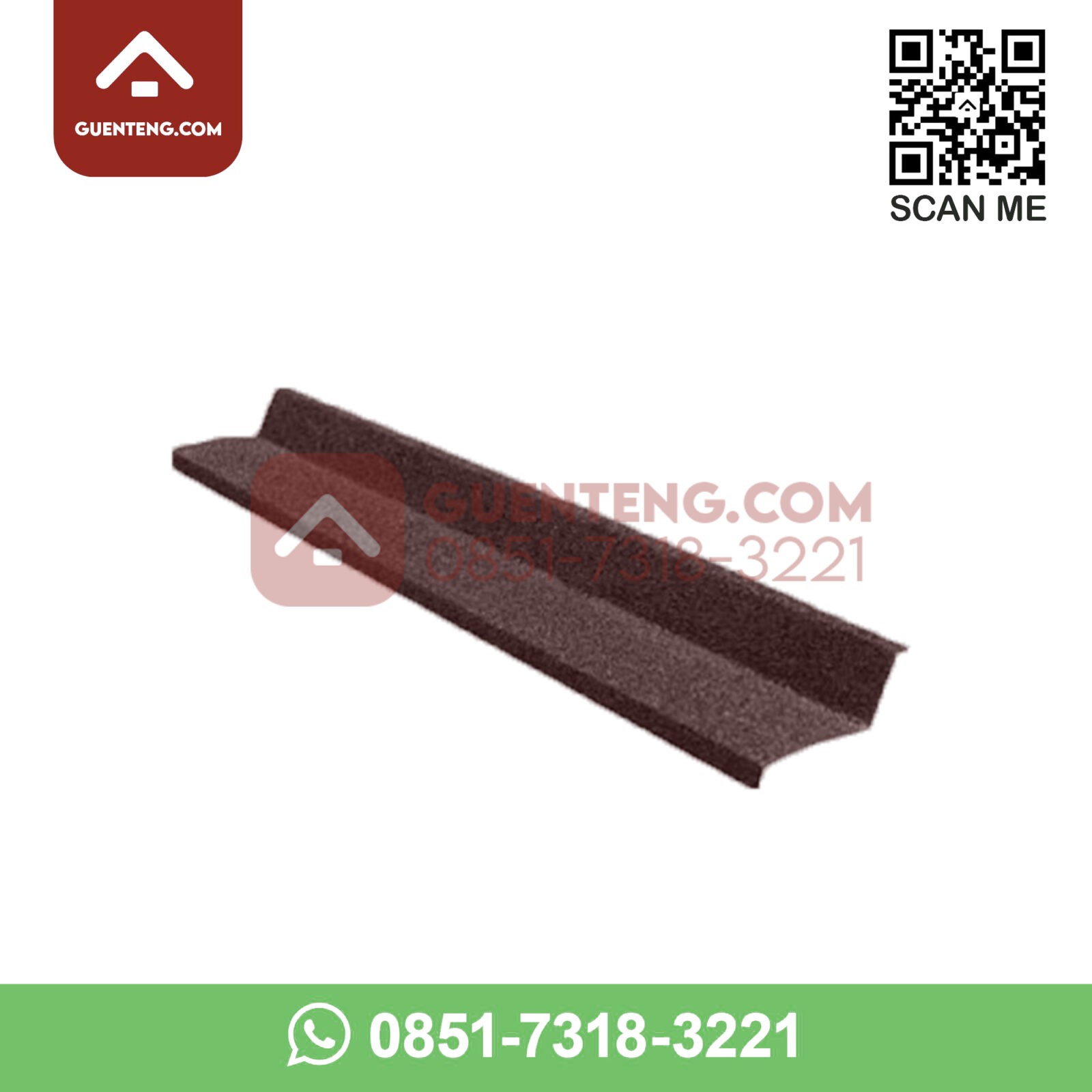 Aksesoris Genteng Metal Wall Flashing Warna Coklat Aksesoris Genteng Metal Wall Flashing Warna Coklat