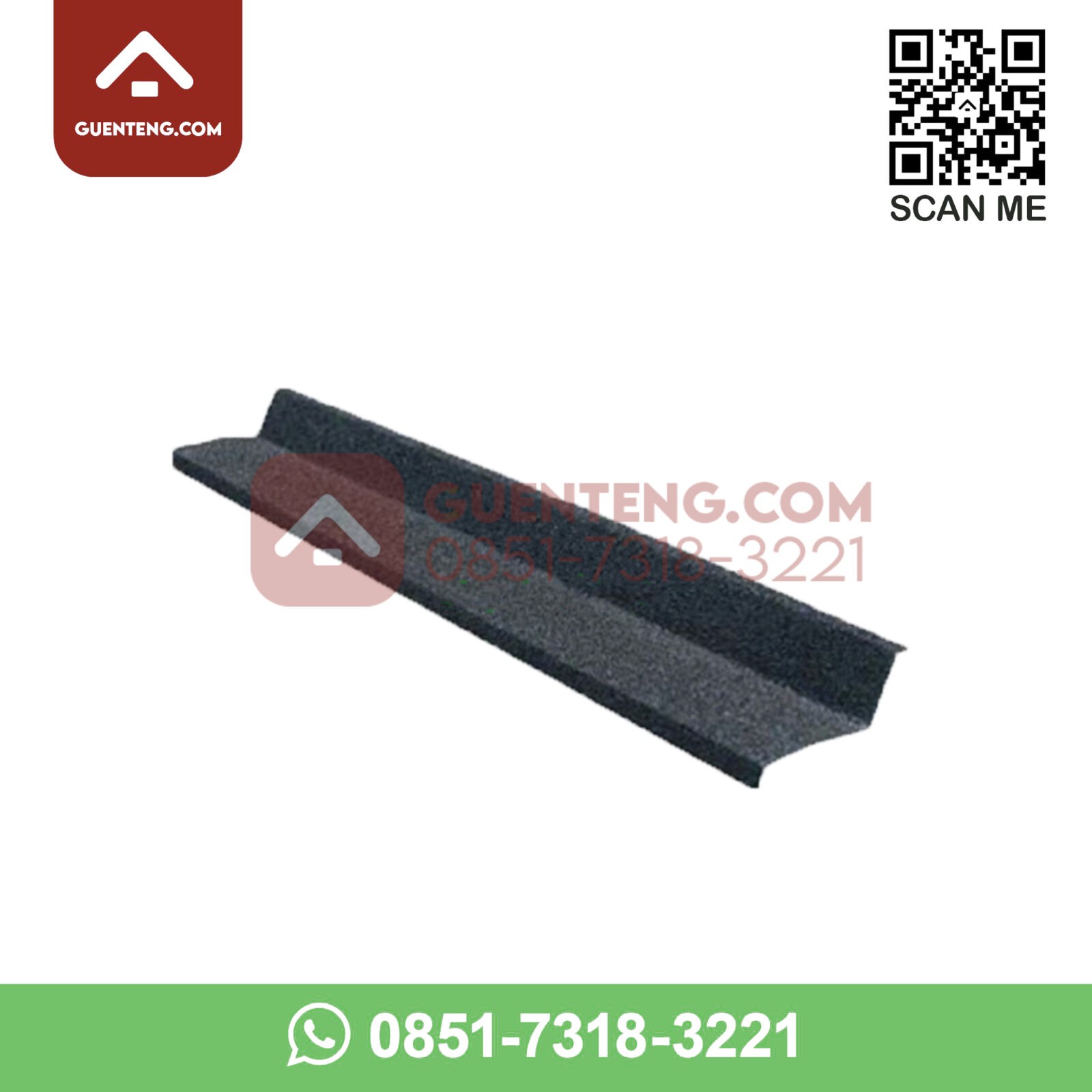 Aksesoris Genteng Metal Wall Flashing Warna Hitam Aksesoris Genteng Metal Wall Flashing Warna Hitam