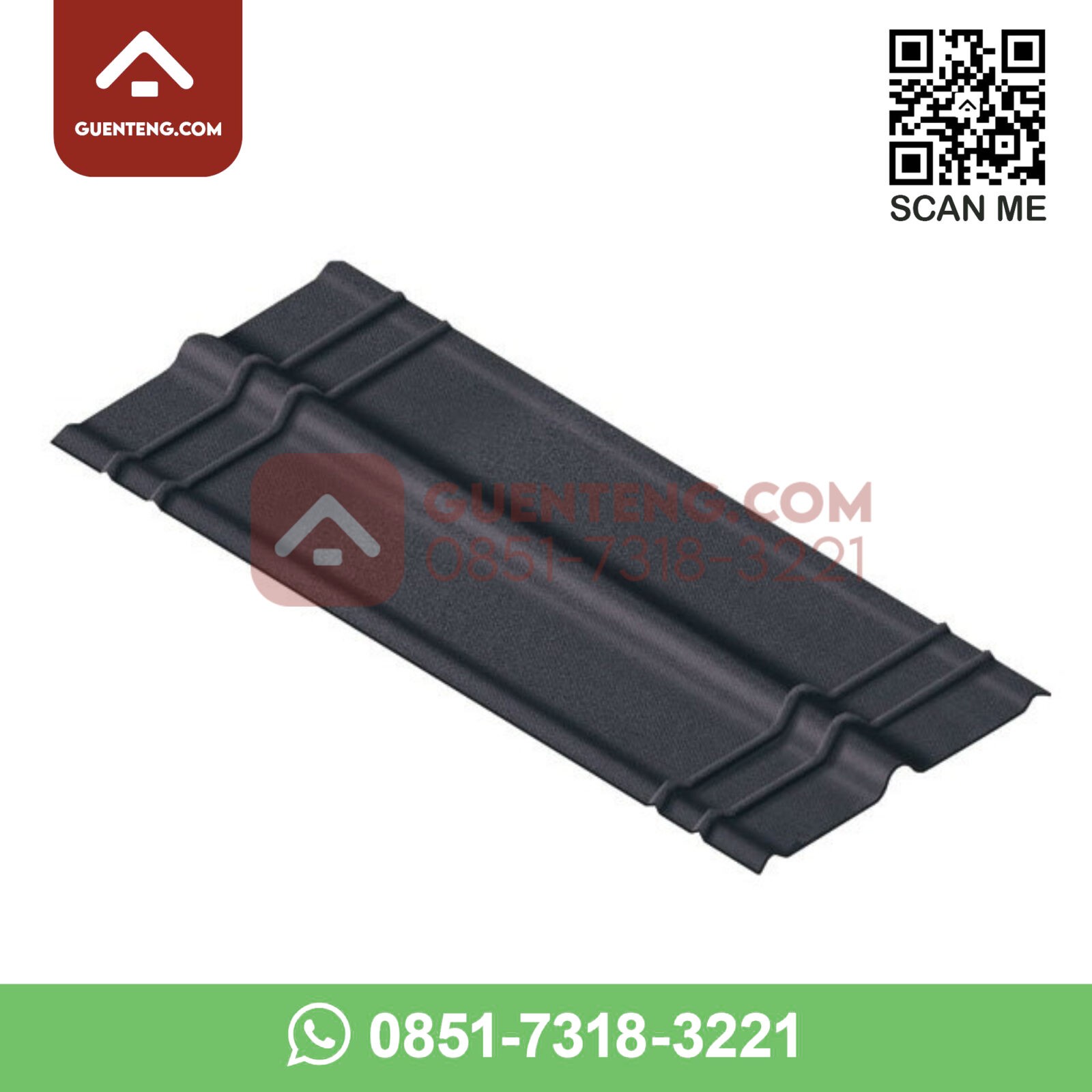 Nok Ridge Aksesoris NOK STANDAR / RIDGE STANDARD ONDULINE® – Warna Black ...