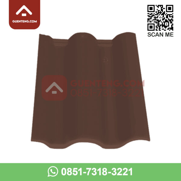 Genteng Beton Cengkareng Permai CP Classic Safari Warna Coklat Elegant Brown