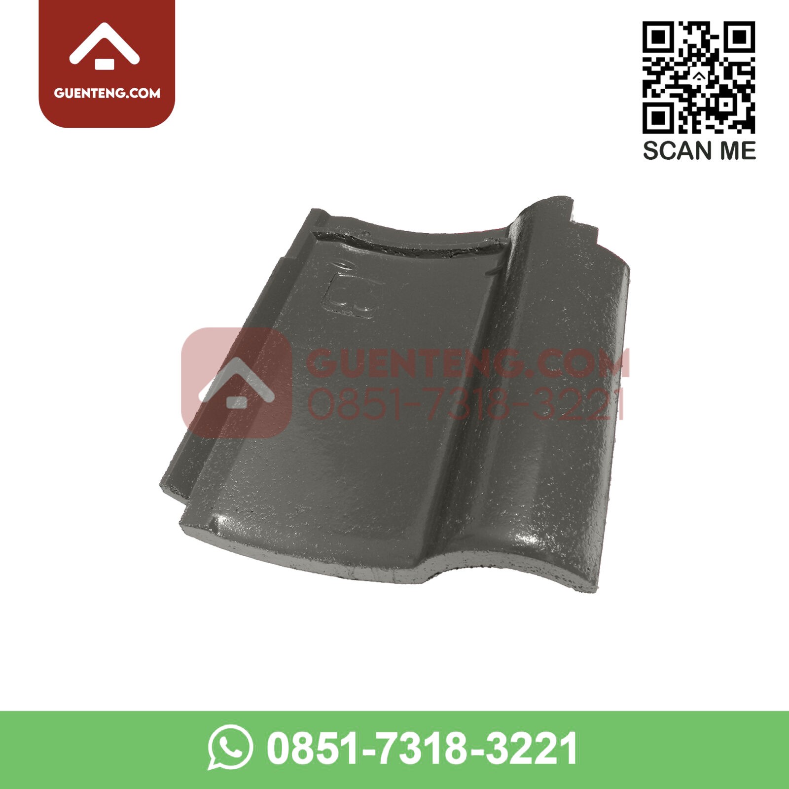 Genteng Beton Cisangkan Gelombang Royal Warna Abu-Abu Genteng Beton Cisangkan Gelombang Royal Warna Abu Abu