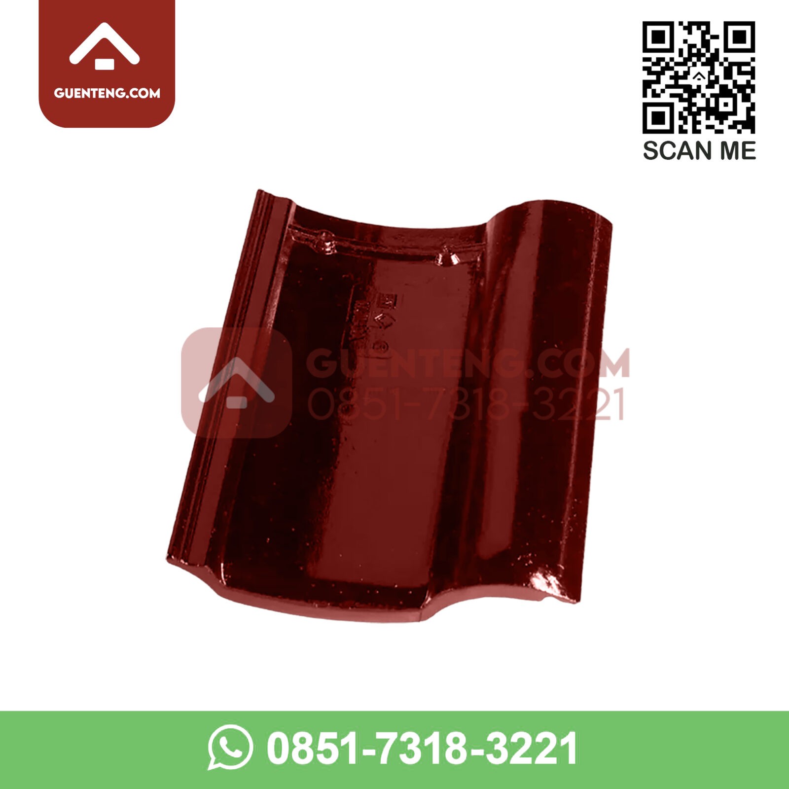 Genteng Beton Mutiara Gelombang Royal Warna Merah Bata Genteng Beton Mutiara Gelombang Royal Warna Merah Bata Guenteng