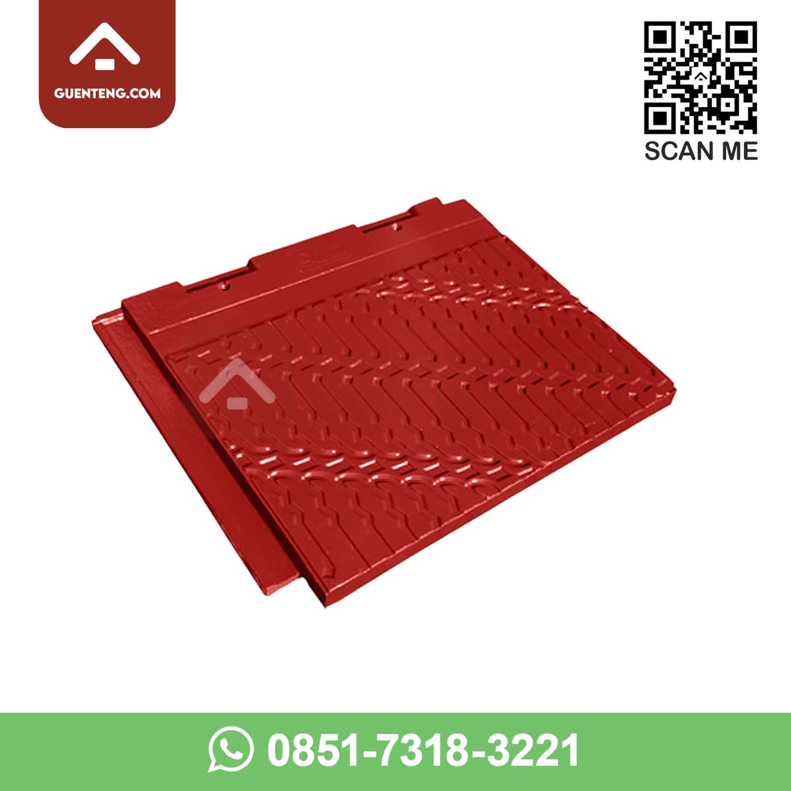 Genteng Beton Mutiara Motif Batik Warna Merah Darah Genteng Beton Mutiara Motif Batik Warna Merah Darah Guenteng