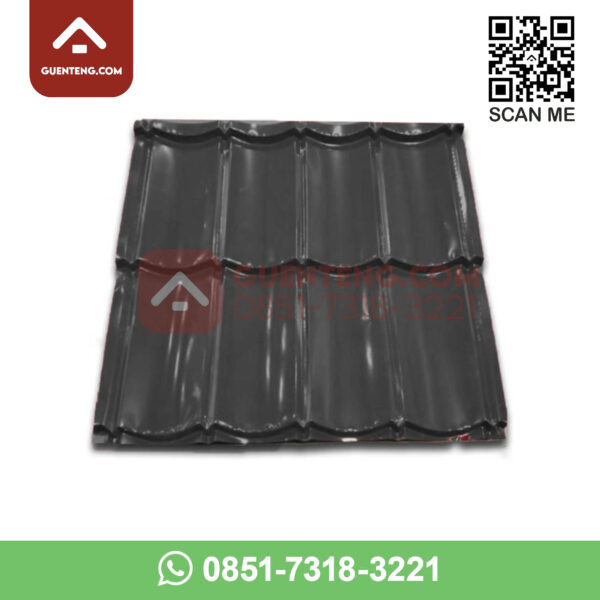 Genteng Metal Color Sakura Roof Classic Color 2x4 Warna Hitam