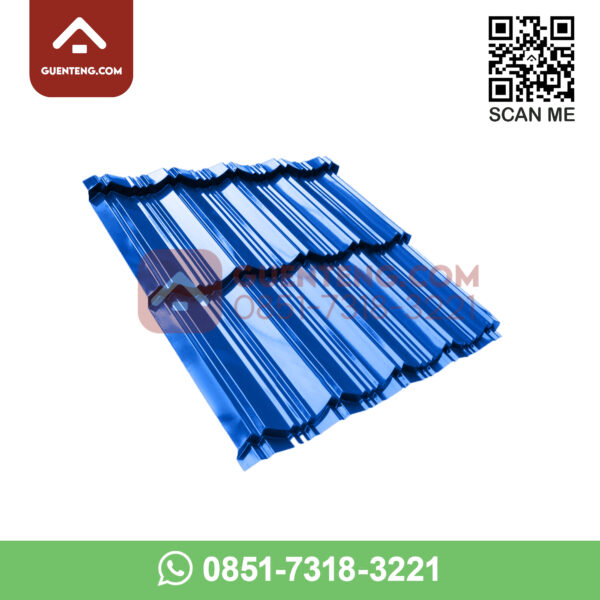 Genteng Metal Color Sakura Roof Royal 2x4 Warna Biru