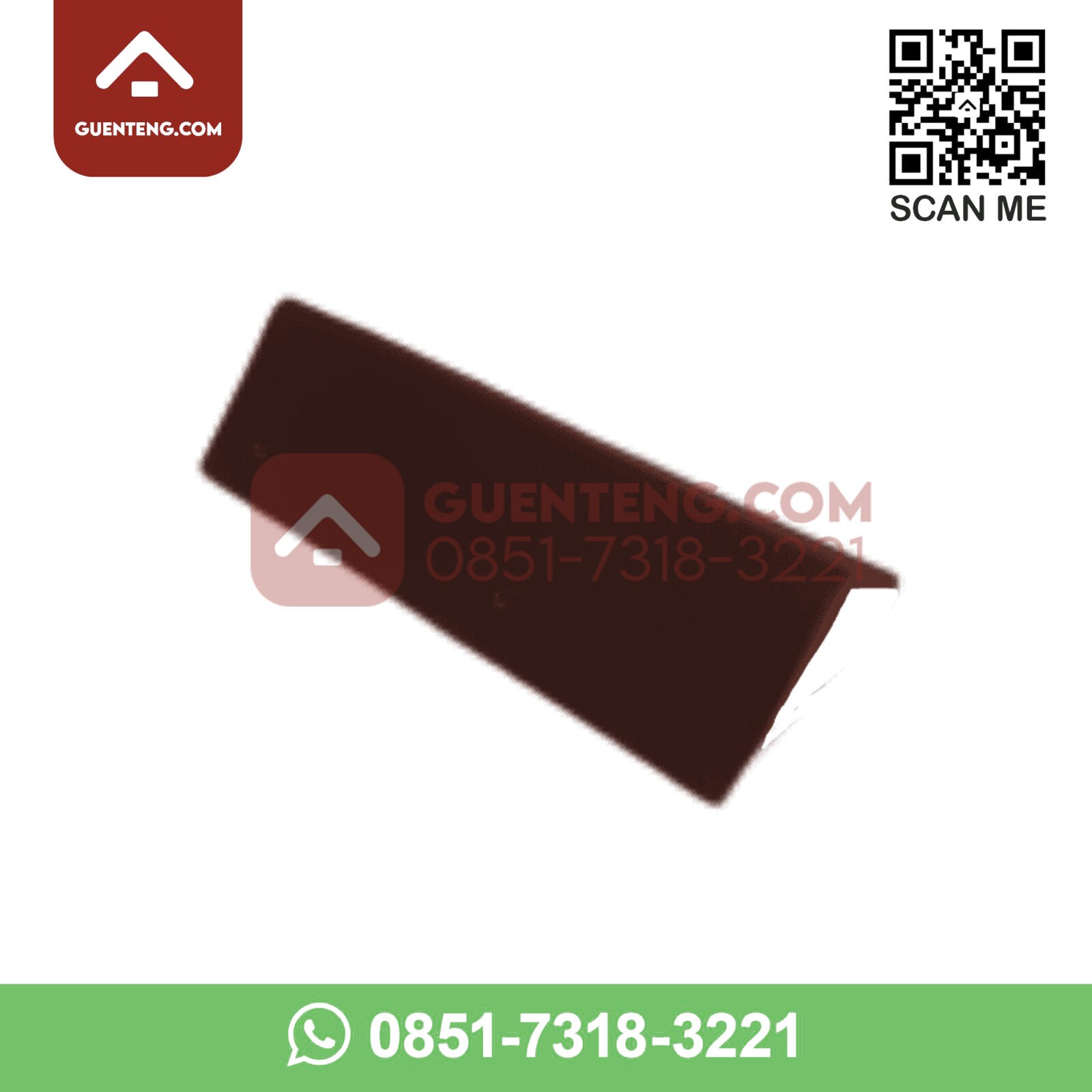 Aksesoris Genteng Beton Cengkareng Permai CP FLAT Citra Nok Samping Kanan L Warna Granite Brown aksesoris genteng beton cengkareng permai cp citra nok samping kanan l warna granite brown wm