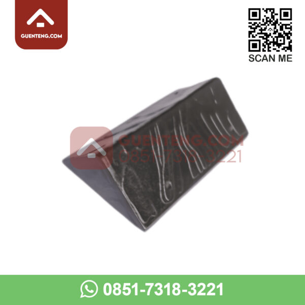 aksesoris genteng beton cengkareng permai cp dual stone nok samping kanan l warna piano black wm