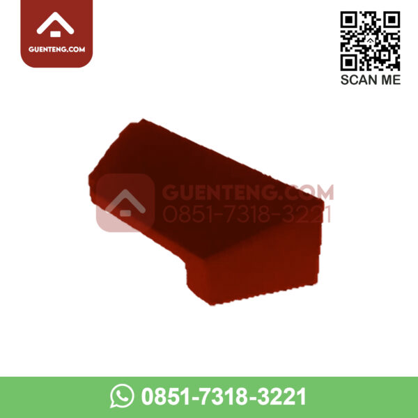 aksesoris genteng beton cengkareng permai cp flat excellence nok jurai jure ugf warna palm red wm
