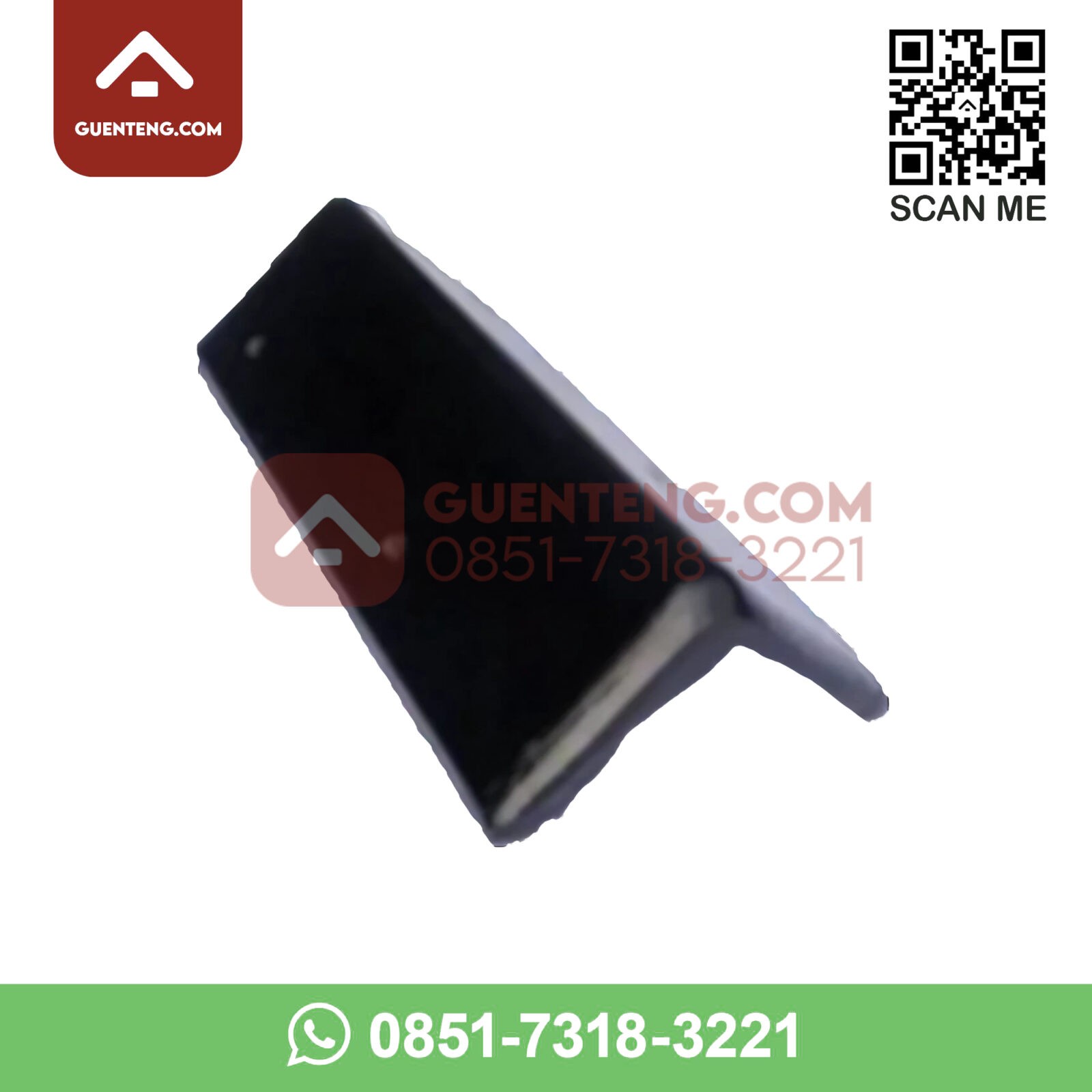 Aksesoris Genteng Beton Cengkareng Permai CP FLAT Excellence Nok Samping Kanan L Warna Piano Black aksesoris genteng beton cengkareng permai cp flat excellence nok samping kanan l warna piano black wm