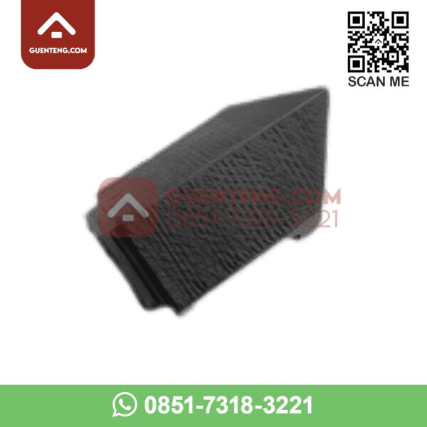 aksesoris genteng beton cengkareng permai cp vertiline nok jurai jure ugf warna piano black wm