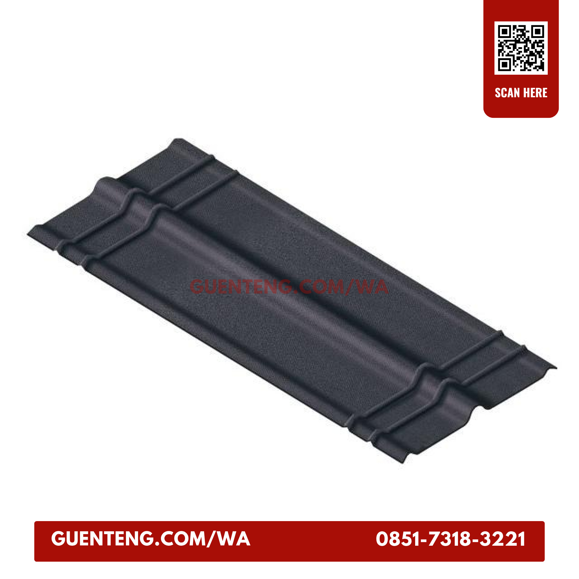 Aksesoris Nok Standar Ridge Standard Onduline Black