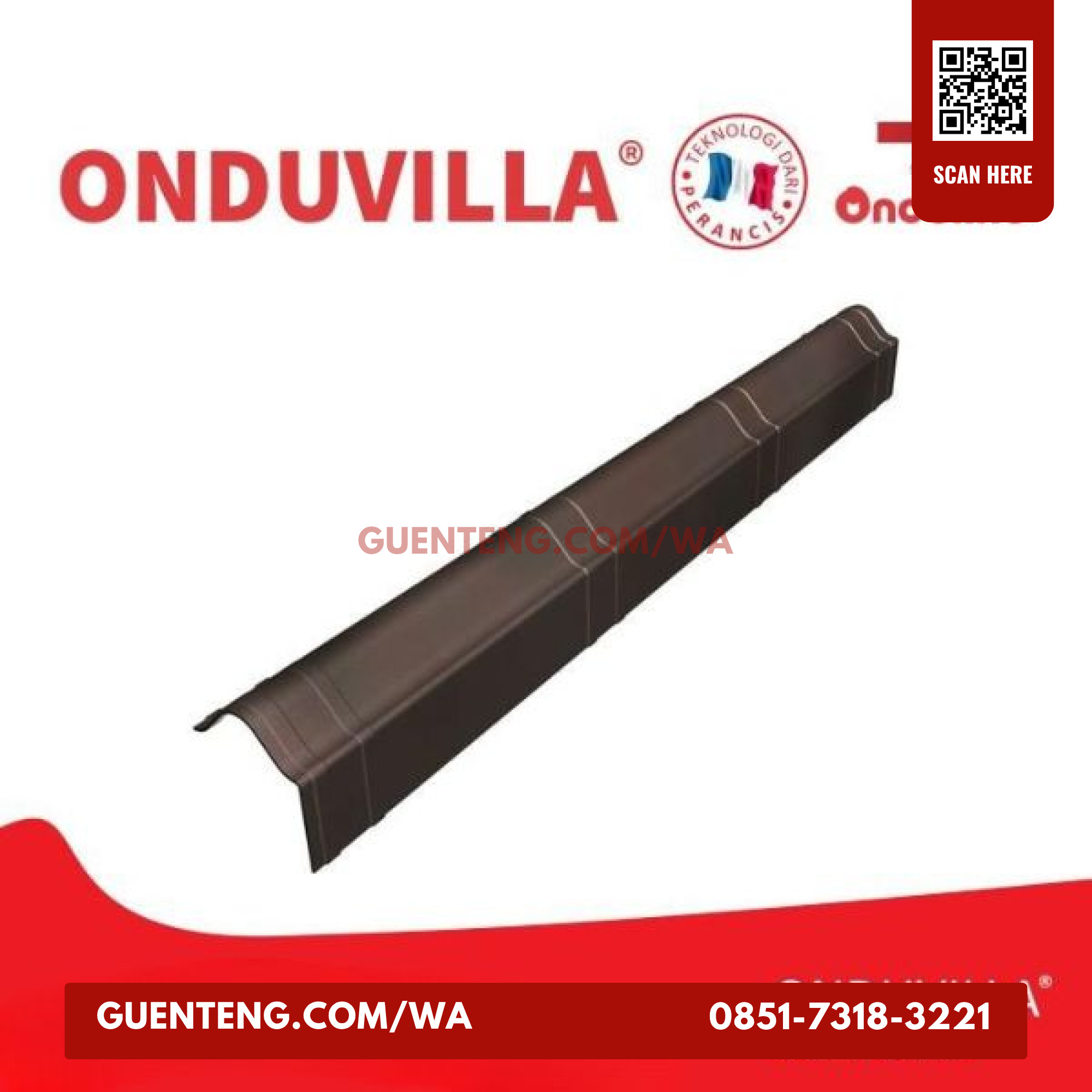 Aksesoris Verge Piece Onduvilla Red Brown