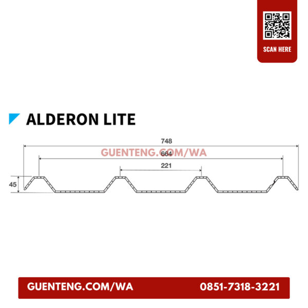 Alderon Lite Twinwall Lite 6Mm Putih