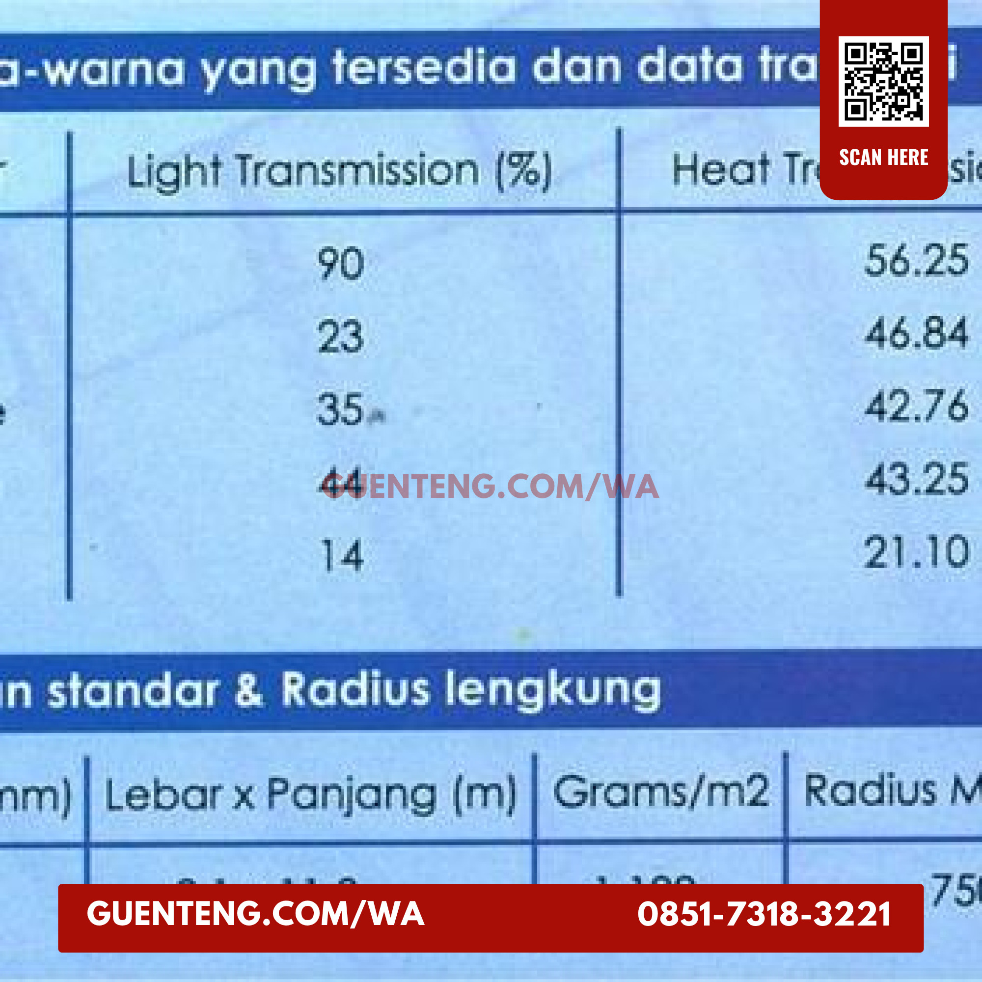 Atap Polycarbonate Solarlite 1 Roll Putih Atap Polycarbonate Solarlite 1 Roll Putih