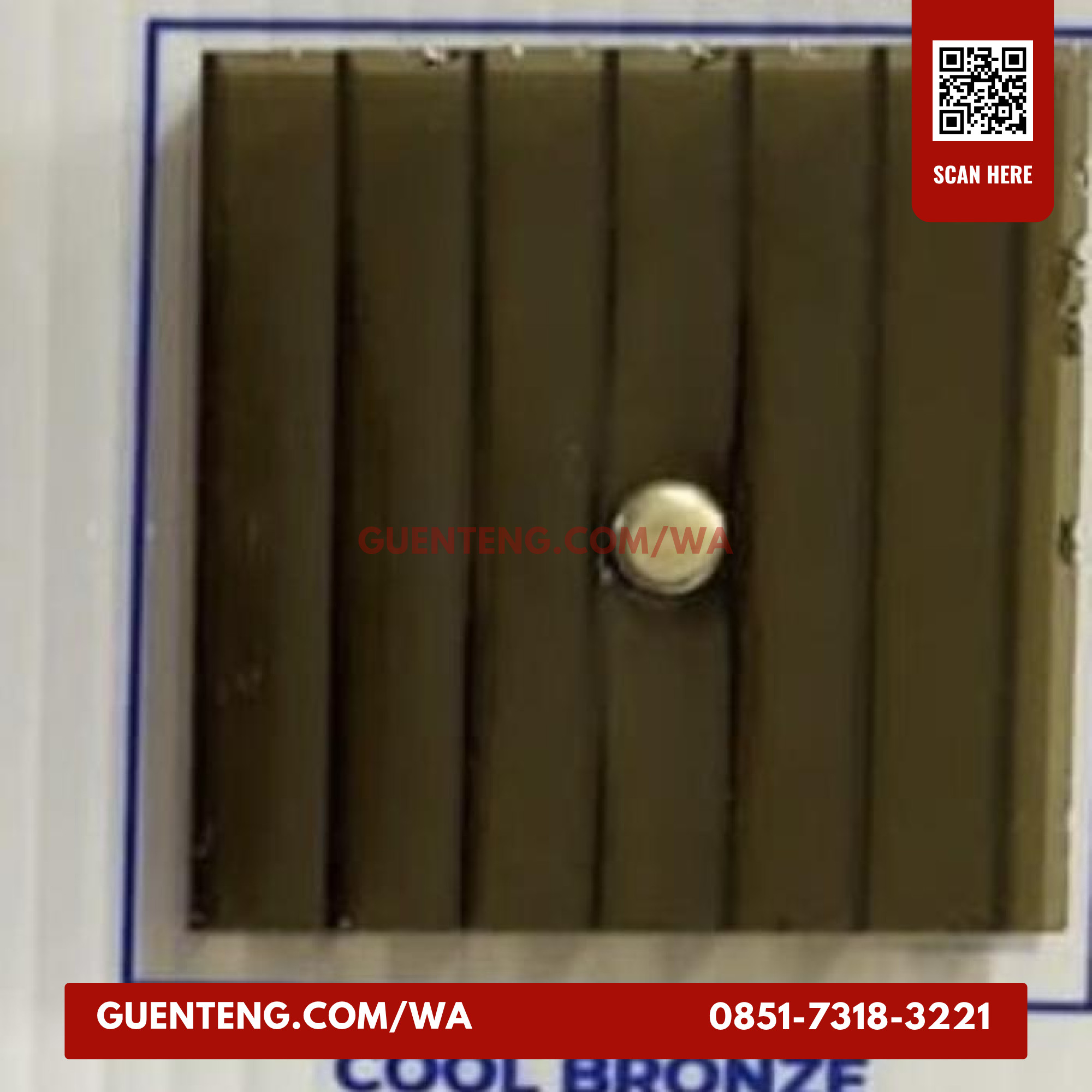 Atap Polycarbonate Solarlite 12 Roll Biru