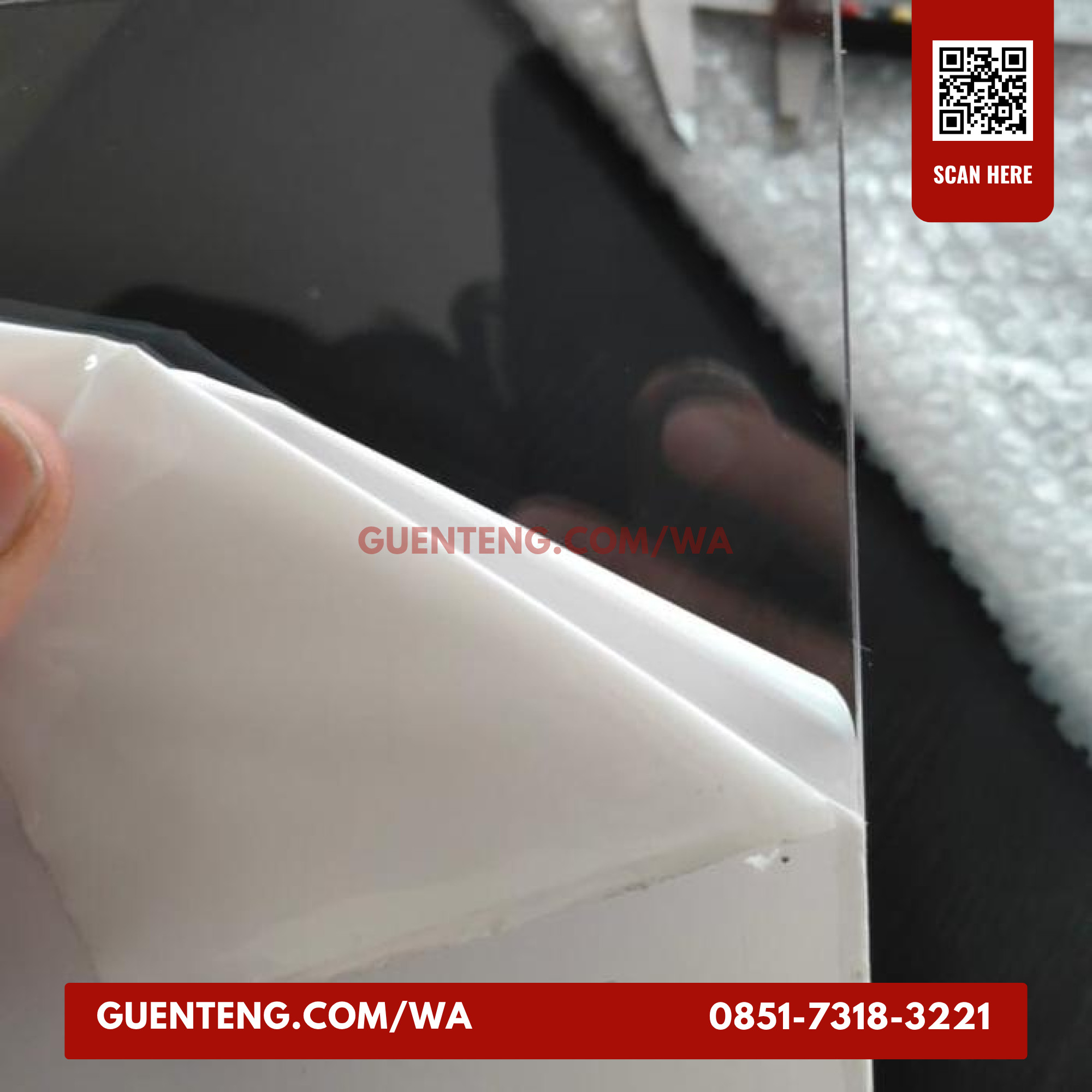 Atap Polycarbonate Solid Solarflat Merk Sunpro 1 Clear