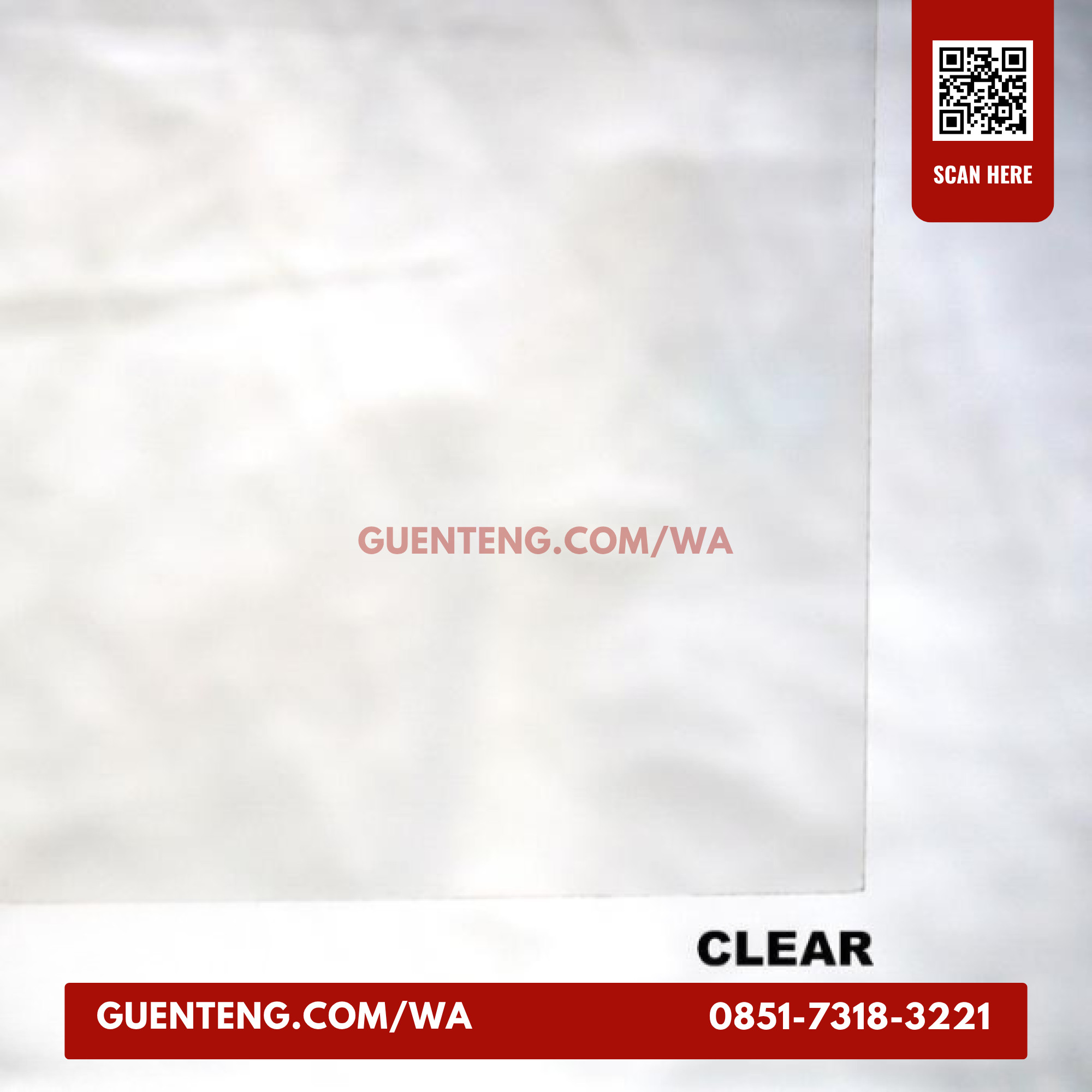 Atap Polycarbonate Solid Solarflat Merk Sunpro 1 Clear