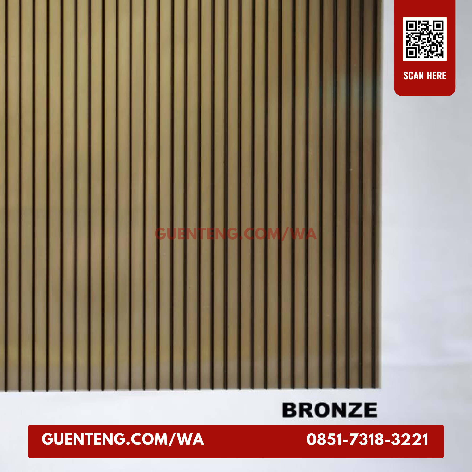 Atap Polycarbonate Sunpro Twinwall 4 mm Cokelat / 1 Roll atap polycarbonate sunpro twinwall 4 mm cokelat 1 roll.jpg