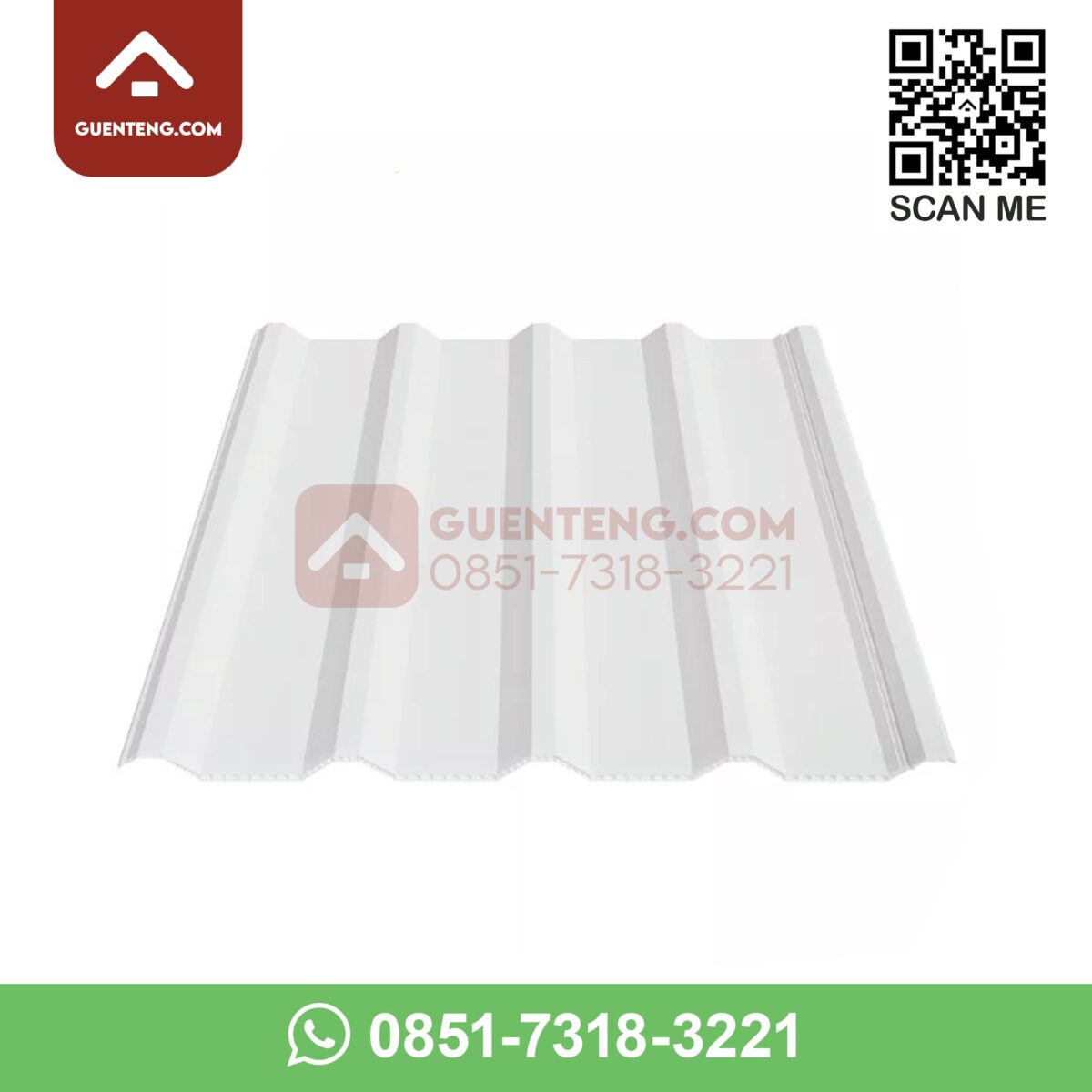 Atap Upvc Onduplast Classic Type 870 10Mm White / Warna Putih 5 Meter ...