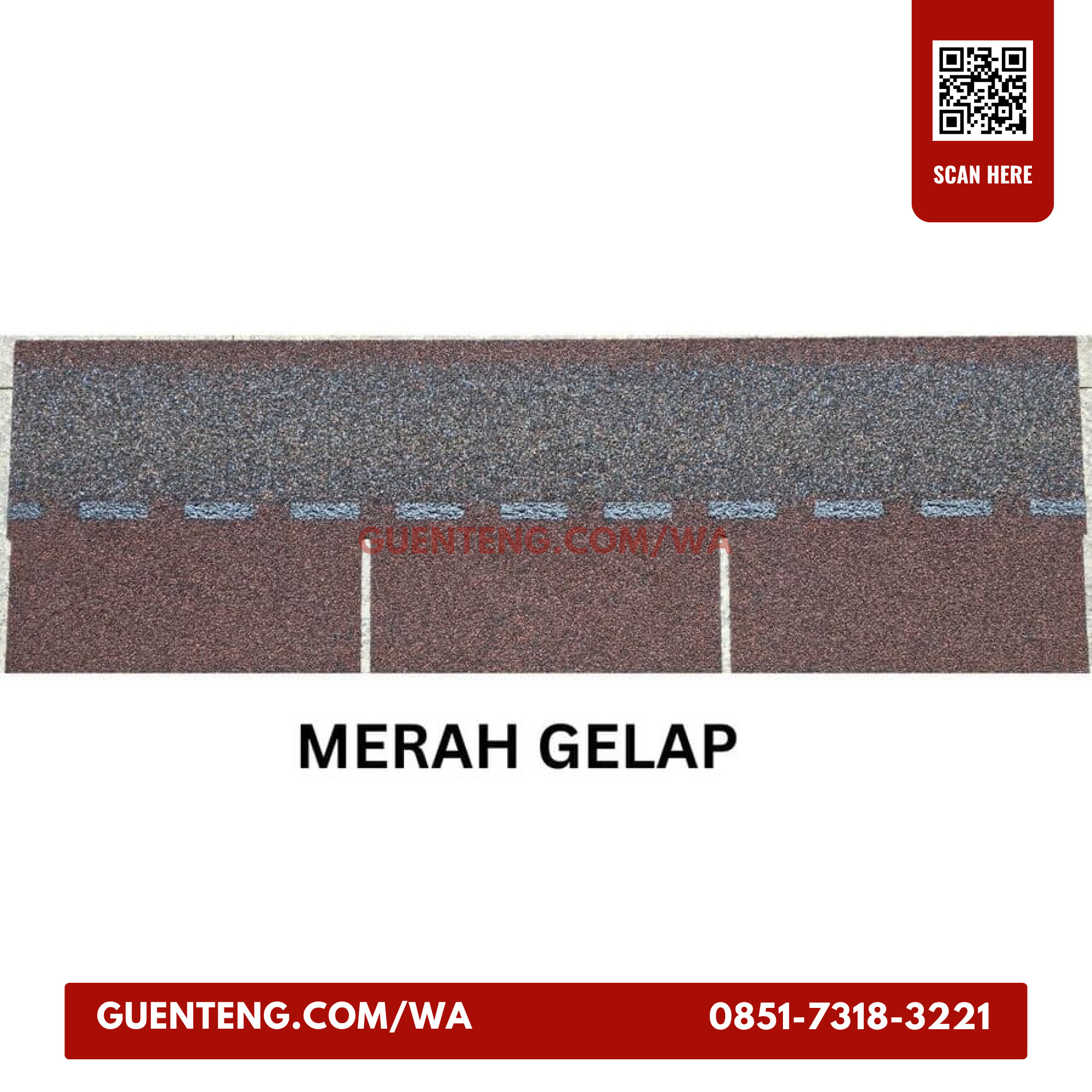 Bali Bitumen Merah Gelap