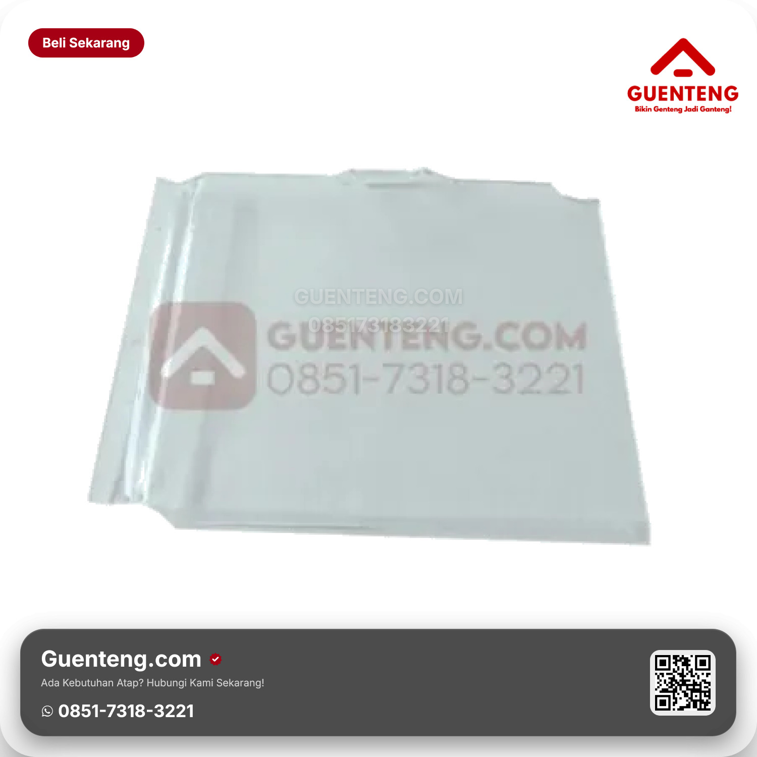 Genteng Aksesoris Beton Kaca Flat