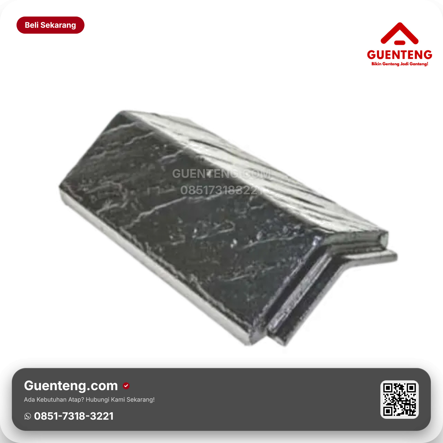 Genteng Aksesoris Beton Nok Atas