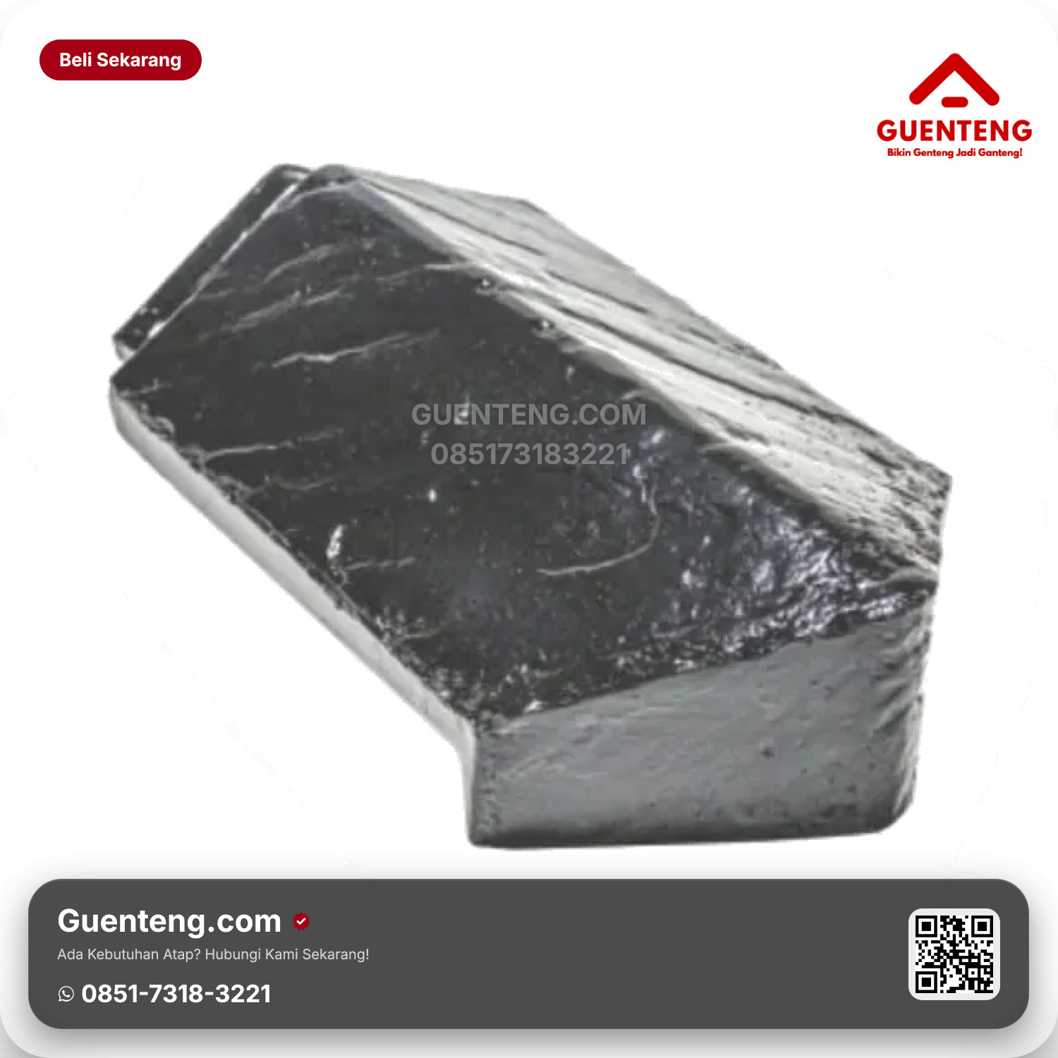 Genteng Aksesoris Beton Nok Jurai