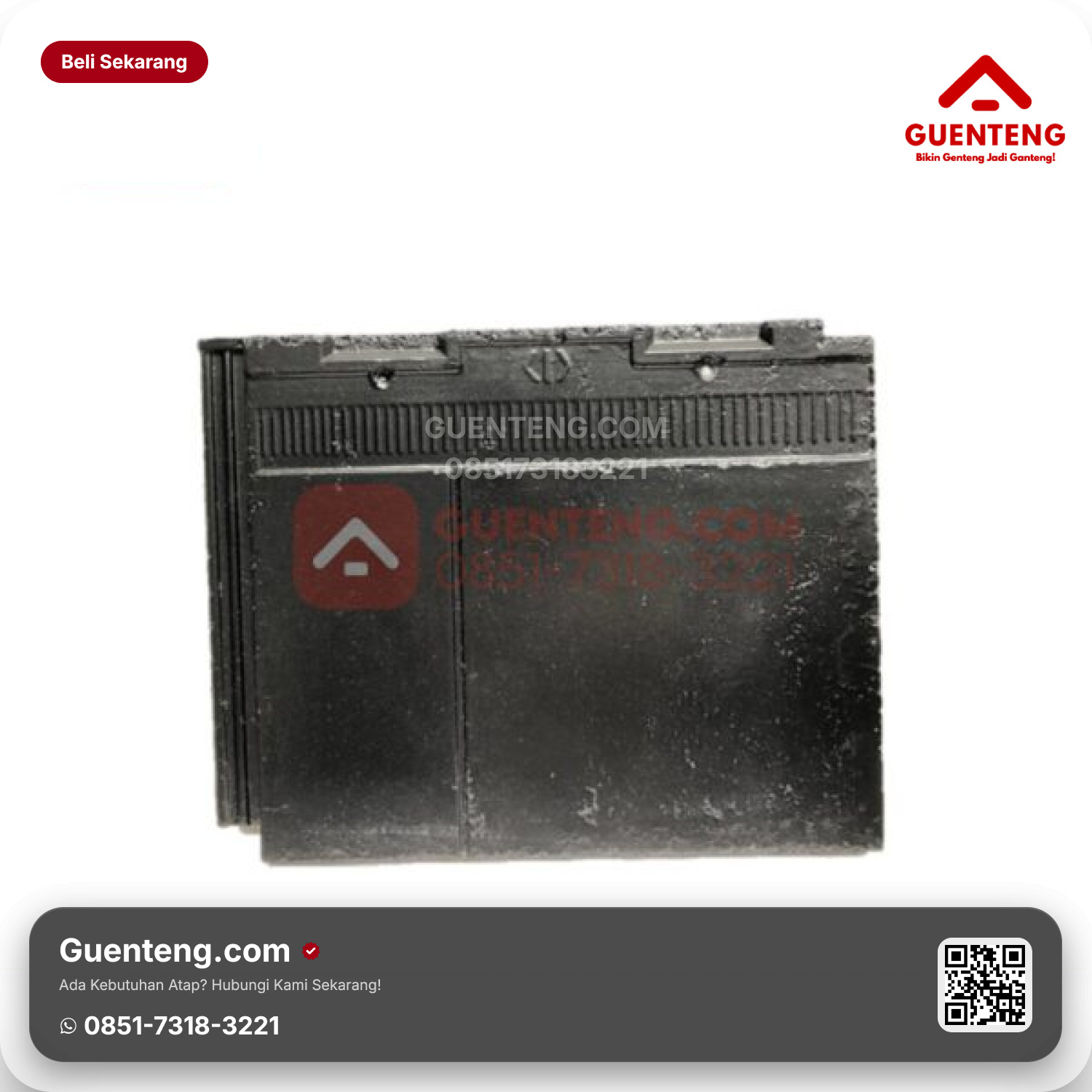 Genteng Beton CIP/KAS Utama FLAT TIPE HORIZONTAL