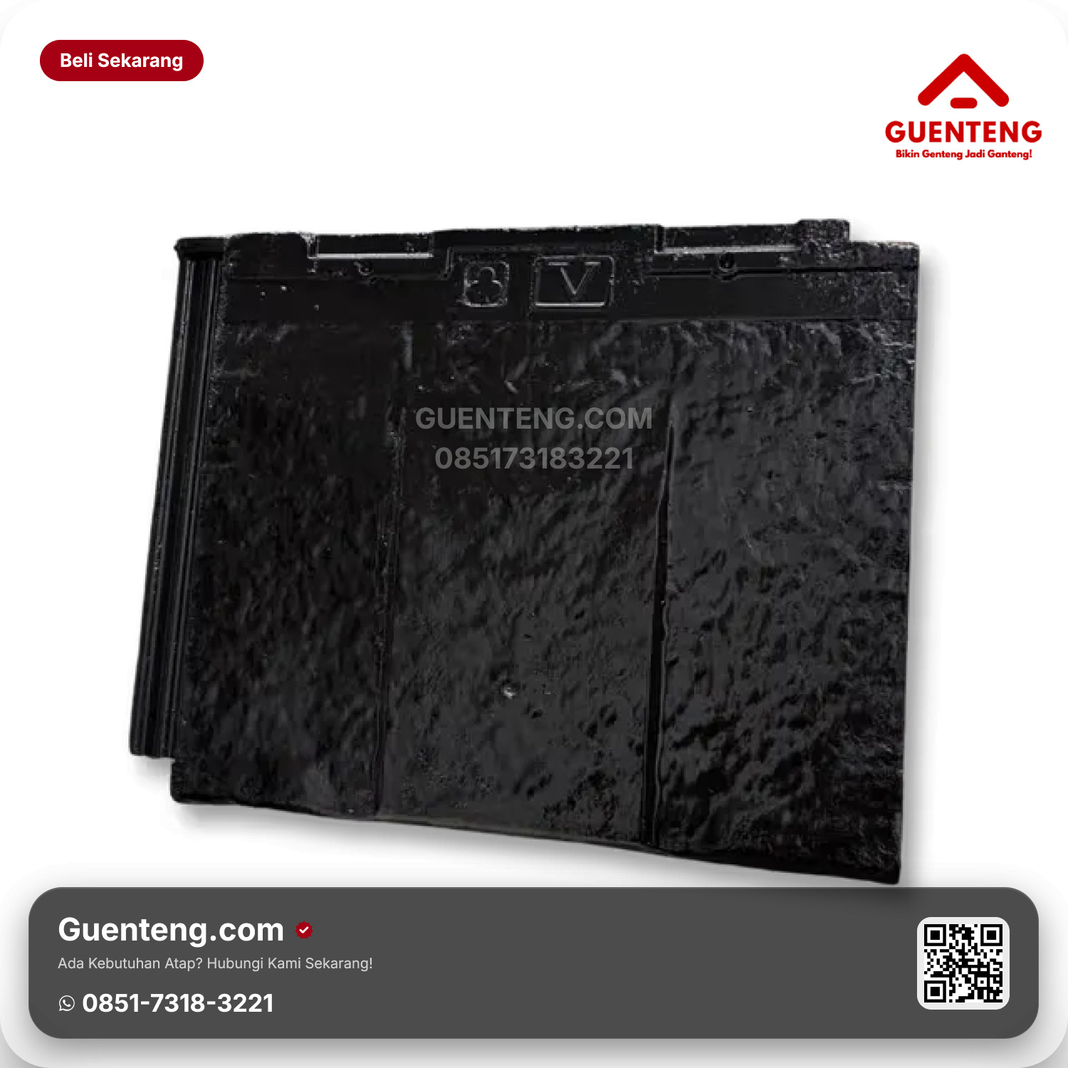 Genteng Beton Cisangkan Utama Victoria Onyx GT1960006