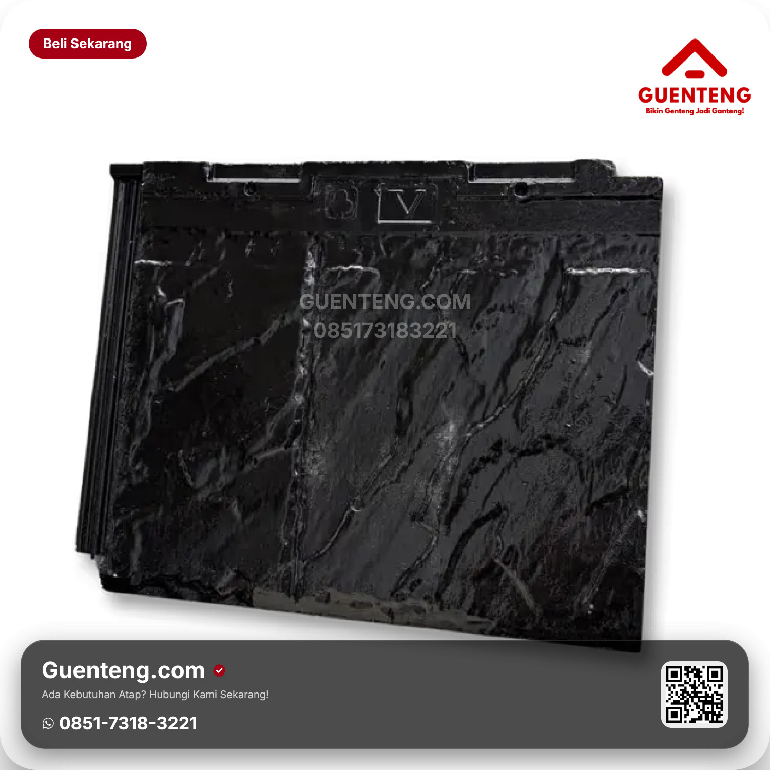 Genteng Beton Cisangkan Utama Victoria Slate GT1960004