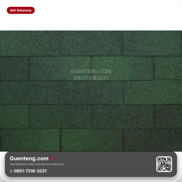 Bitumen 3 Tab Shingles Cti Atap Bitumen Cti Ct3 Forest Green M2 3M2