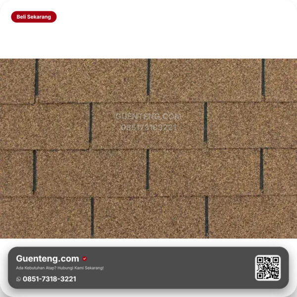 Bitumen 3 Tab Shingles Cti Atap Bitumen Cti Ct3 Gold M2 3M2