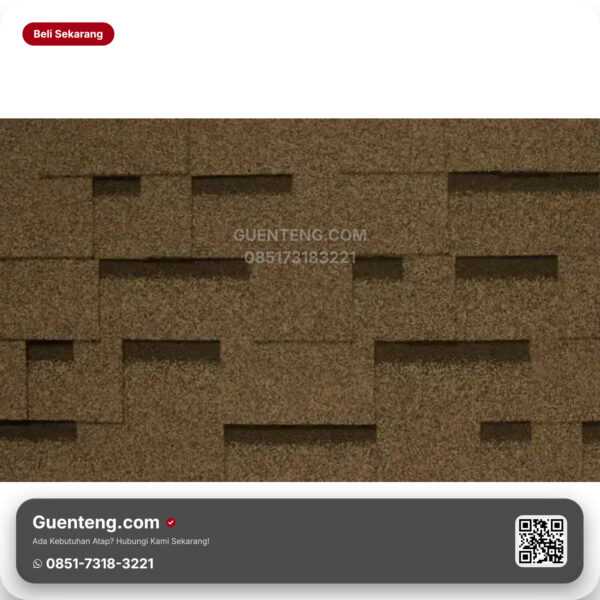 Bitumen 3 Tab Shingles Cti Atap Bitumen Cti Ct5 Tuscany Gold M2 3M2