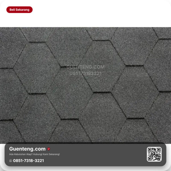 Bitumen 3 Tab Shingles Cti Atap Bitumen Cti Ct6 Black M2 3M2