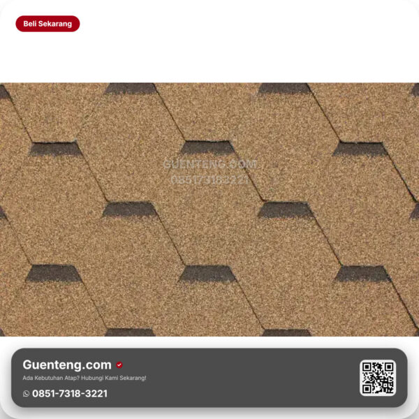 Bitumen 3 Tab Shingles Cti Atap Bitumen Cti Ct6 Gold M2 3M2