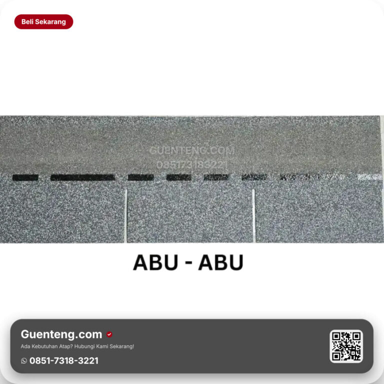 Harga Atap Bitumen Java Abu-abu Terbaru 2026 di Jakarta, Bogor, Depok, Tangerang & Bekasi & Panduan Hitung Kebutuhan