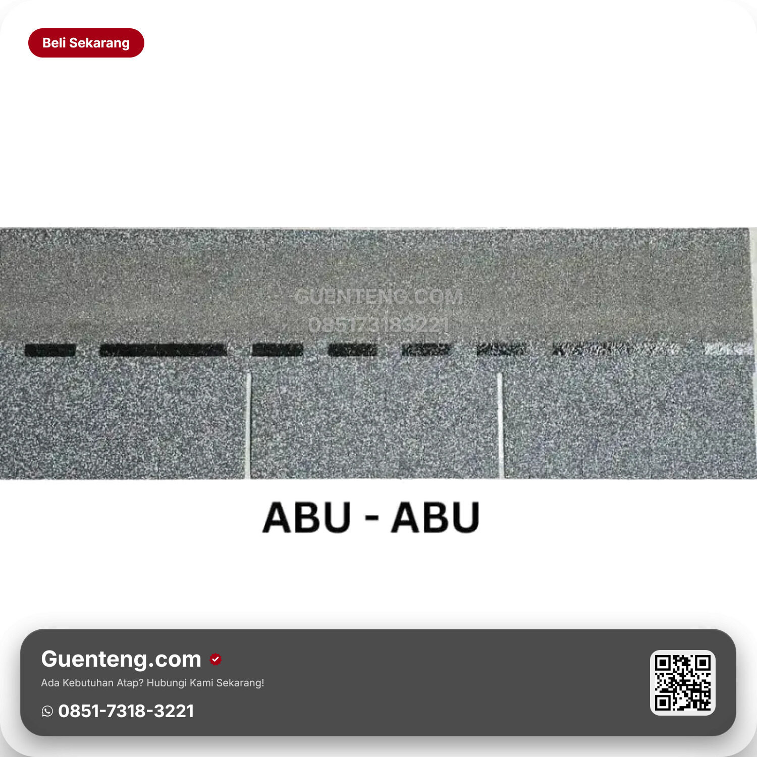 Bitumen 3 Tab Shingles Java Atap Bitumen Java Bitumen Abu Abu M2 3 1M2