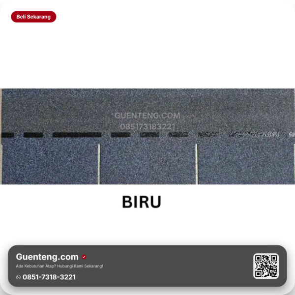 Bitumen 3 Tab Shingles Java Atap Bitumen Java Bitumen Biru M2 3 1M2