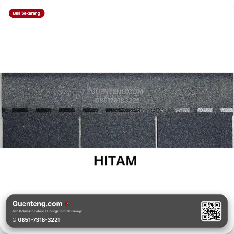 Harga Atap Bitumen Java Hitam Terbaru 2026 di Jakarta, Bogor, Depok, Tangerang & Bekasi & Panduan Hitung Kebutuhan