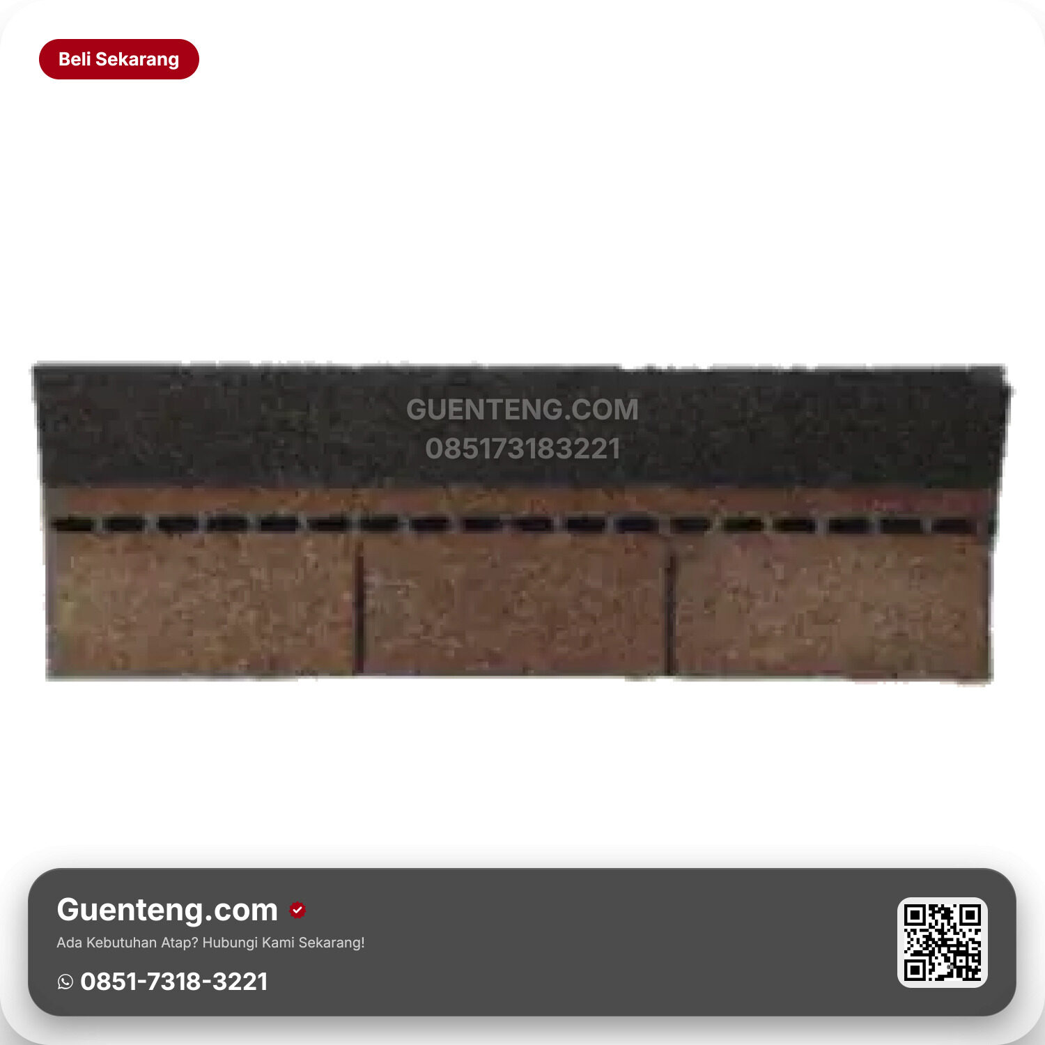 Atap 3 Tab Shingles Seeton Atap Bitumen Seeton Desert Tan Jump