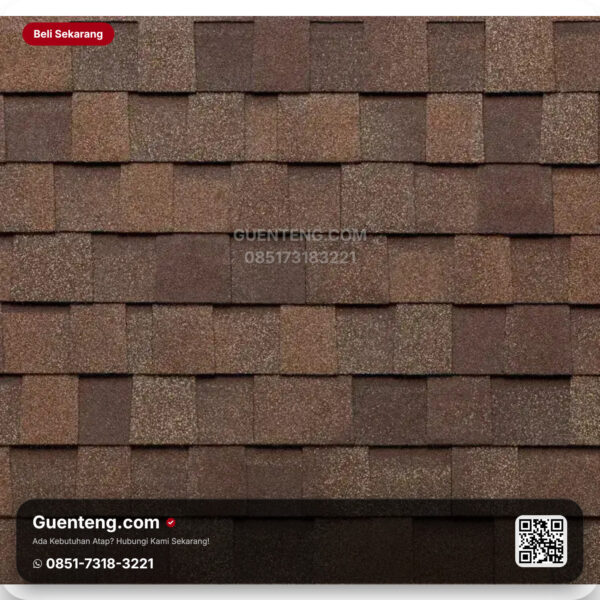 Bitumen 3 Tab Shingles Tegola Atap Bitumen Tegola Master 122 Bark