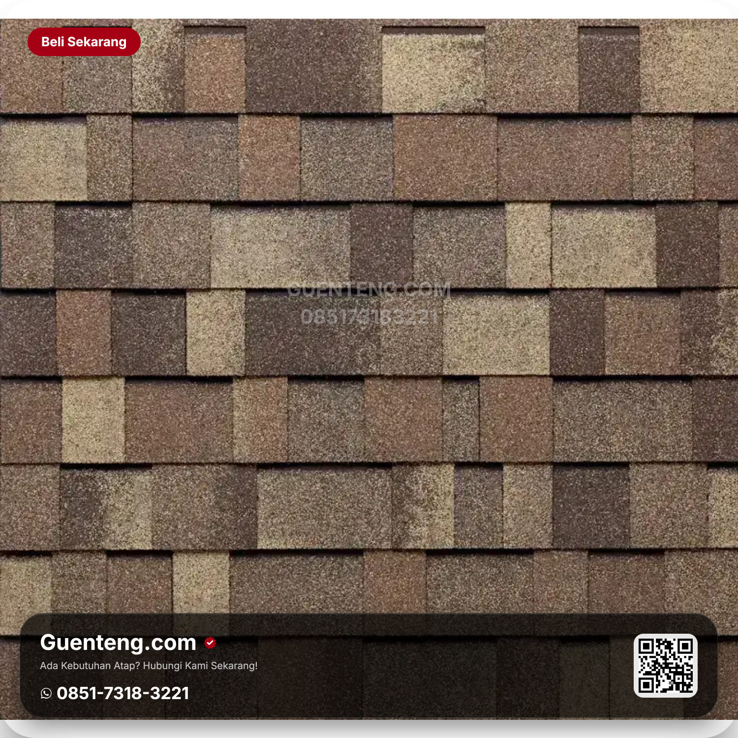 Atap 3 Tab Shingles TEGOLA Atap Bitumen Tegola Master – 129 Wood Shake
