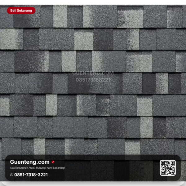 Bitumen 3 Tab Shingles Tegola Atap Bitumen Tegola Master 151 Dark Slate