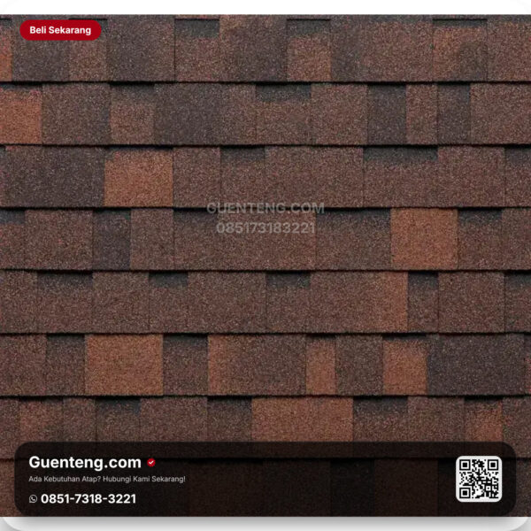 Bitumen 3 Tab Shingles Tegola Atap Bitumen Tegola Master 511 Leather