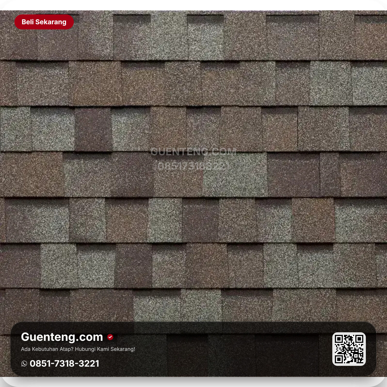 Atap 3 Tab Shingles TEGOLA Atap Bitumen Tegola Master – 548 Natural Stone